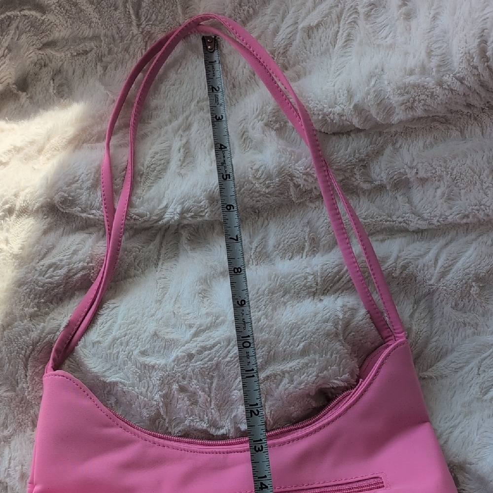 Vintage Pink Fabric Women's Bag - Picture 6 of 9